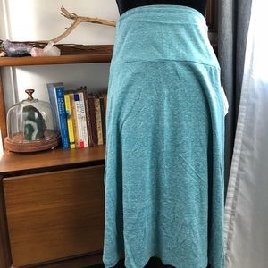 NWT Lularoe Azure Skirt Heathered Teal Medium